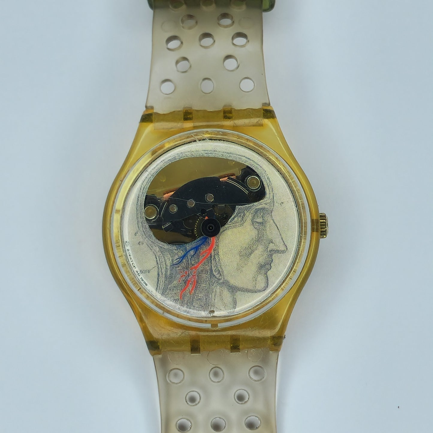 Swatch Ticking Brain GZ159 Limited Edition 1996 Collectible Art Watch RARE