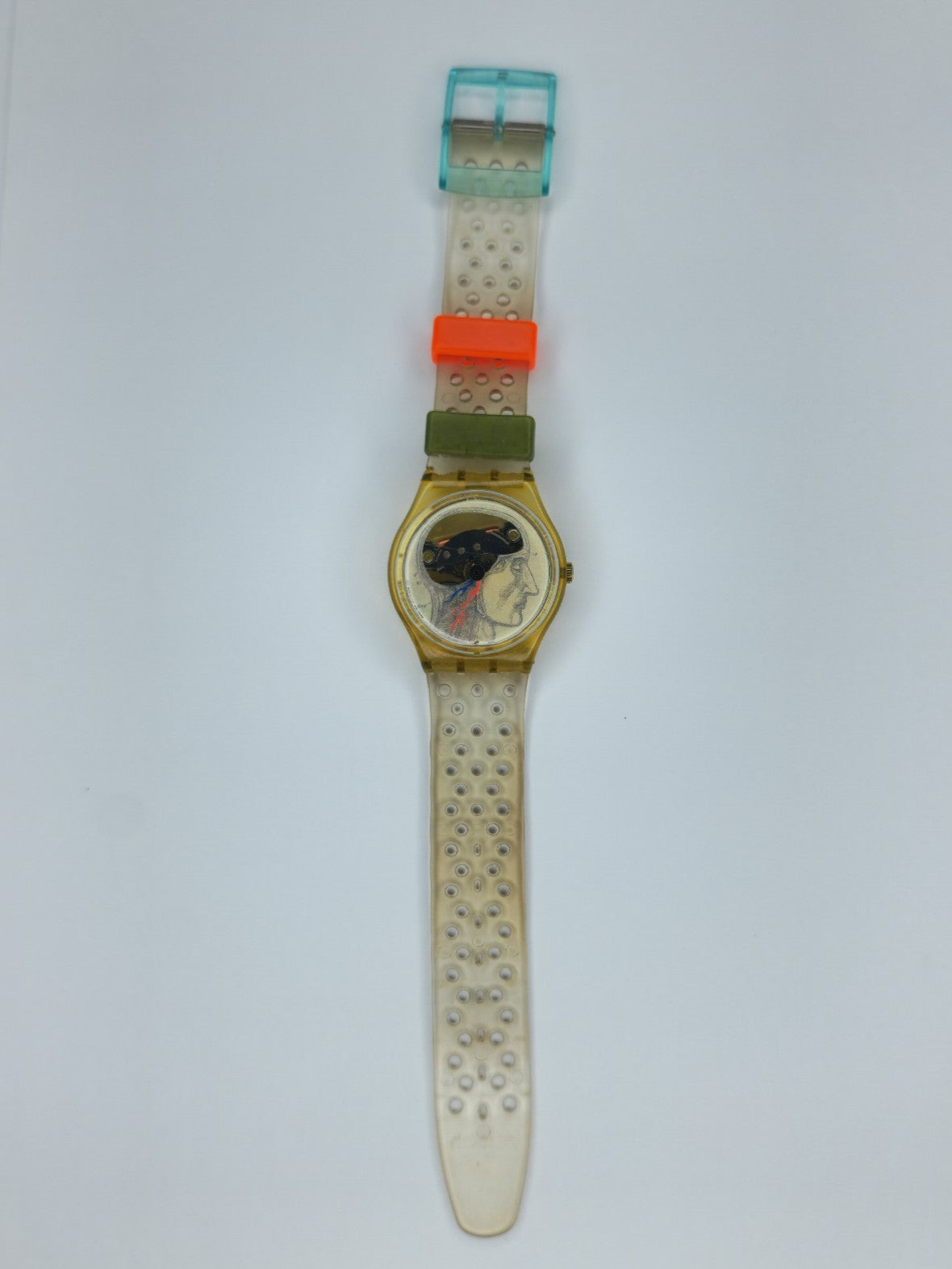 Swatch Ticking Brain GZ159 Limited Edition 1996 Collectible Art Watch RARE