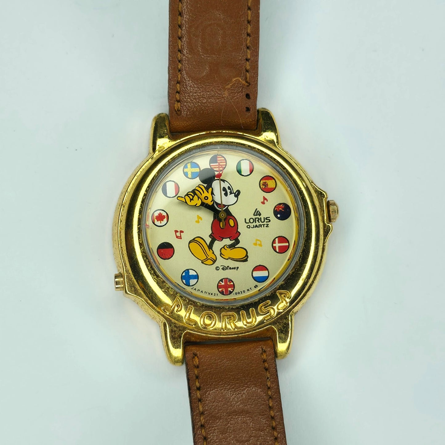 Lorus Disney Watch Musical V421-0020 It's a Small World New Battery Vintage
