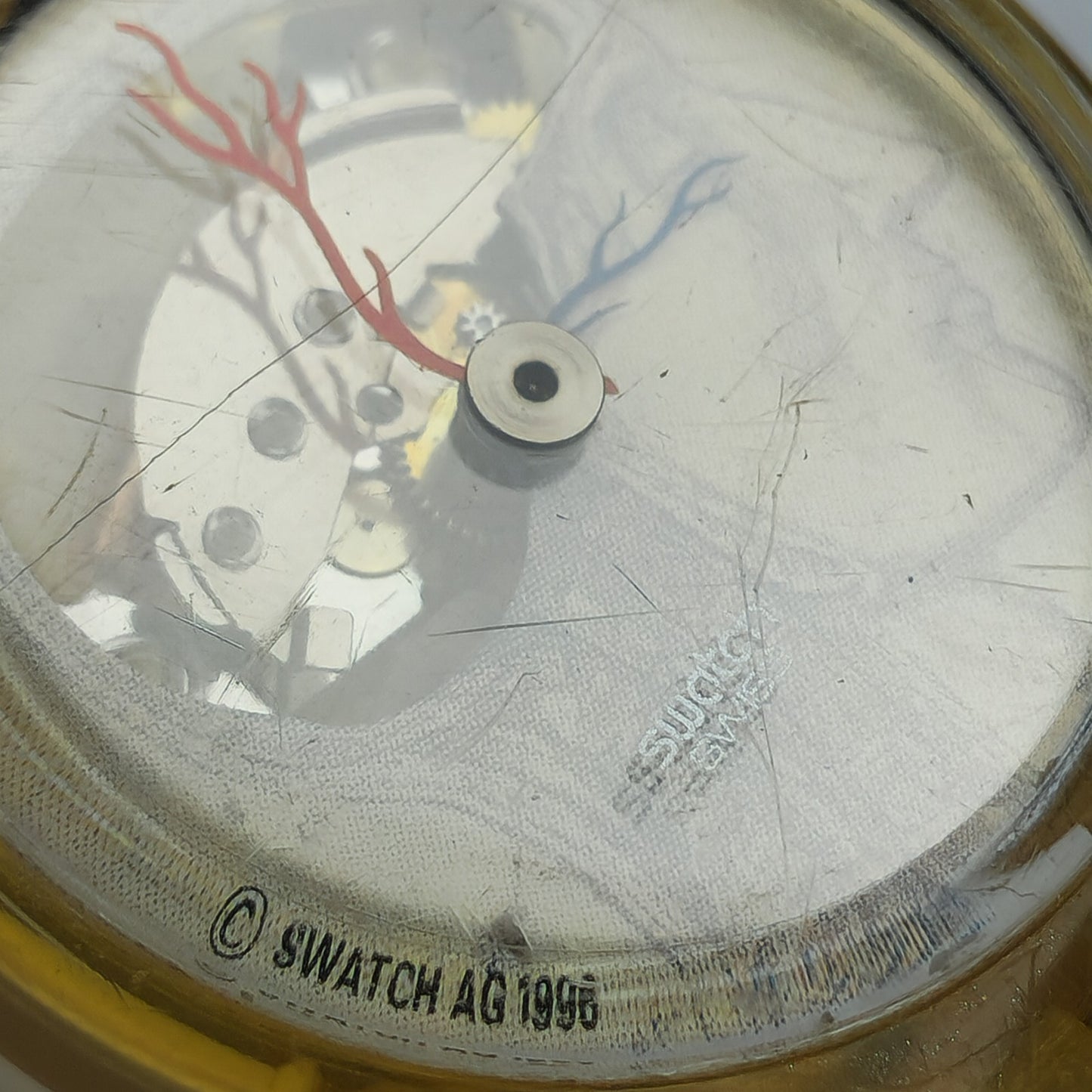 Swatch Ticking Brain GZ159 Limited Edition 1996 Collectible Art Watch RARE