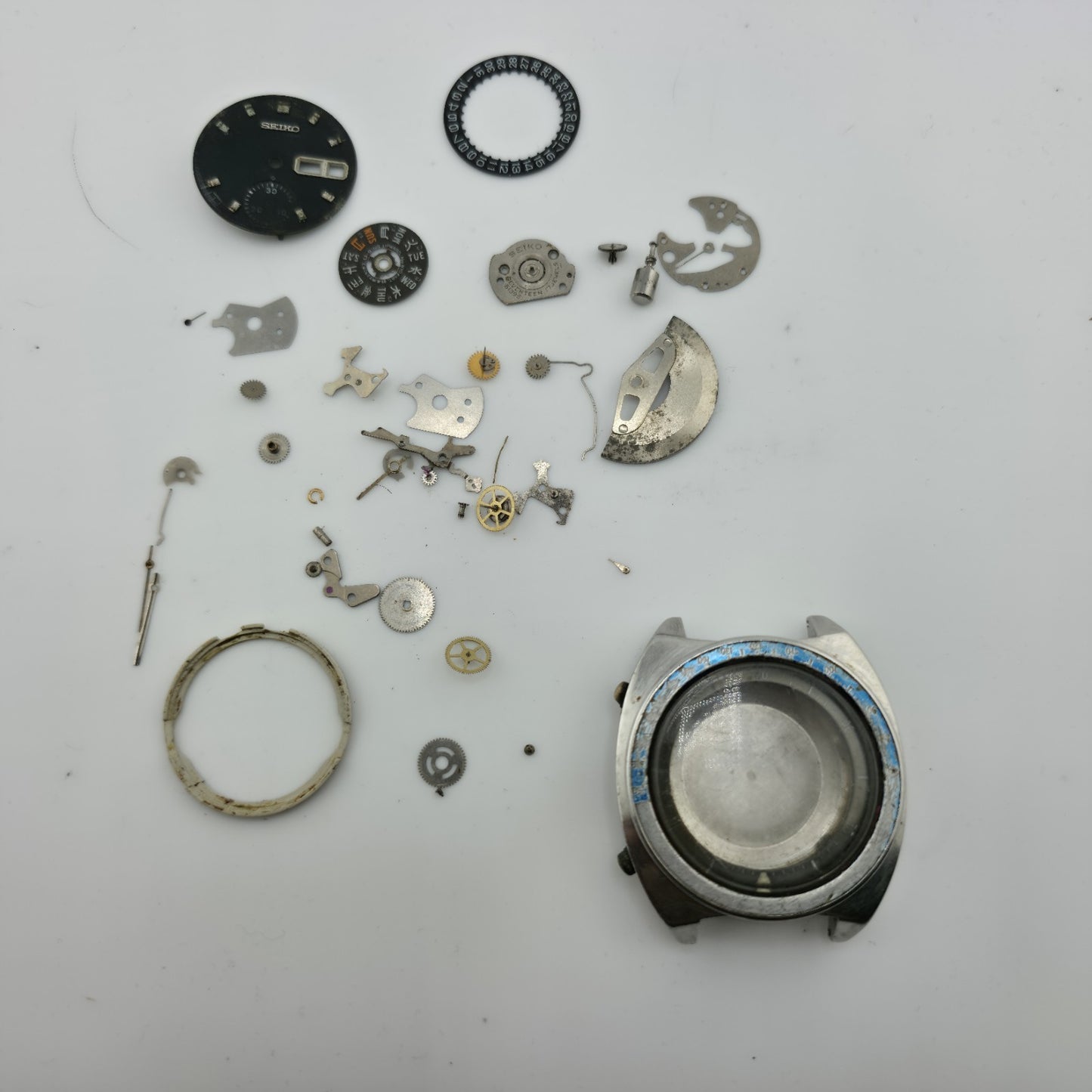 Seiko 6139-6022 Automatic Chronograph "Pulsations" 1970s Vintage For Parts