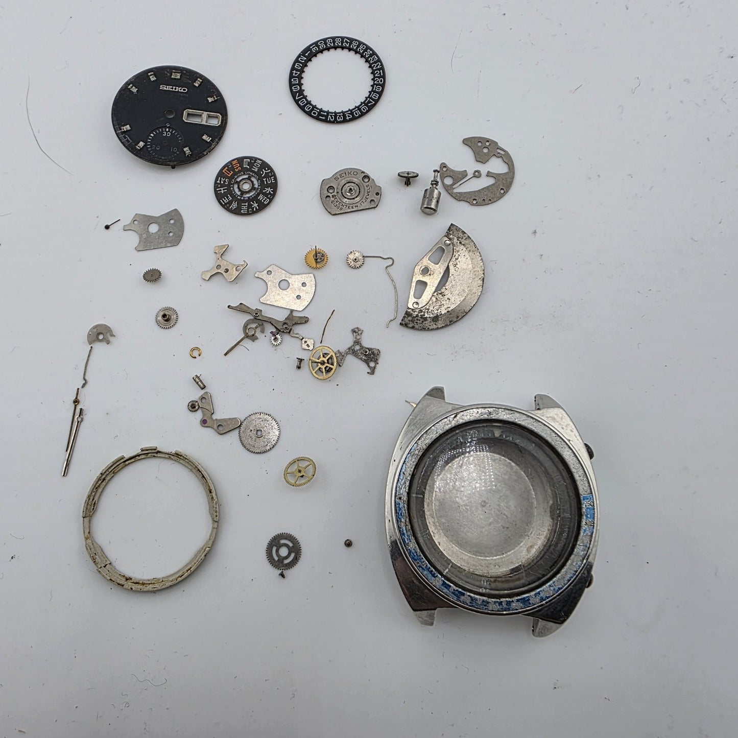 Seiko 6139-6022 Automatic Chronograph "Pulsations" 1970s Vintage For Parts