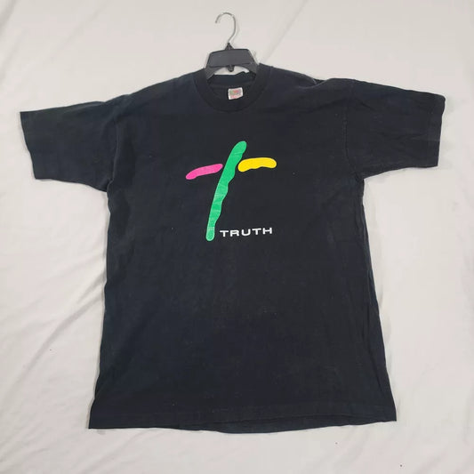 90s Truth Christian Gospel Concert Band T-Shirt Adult 2XL Single-Stitch Cross