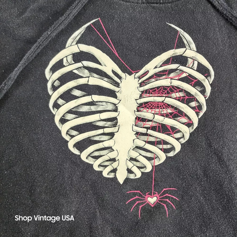 AJ Lee Rare Authentic Official Rib Cage Hoodie Limited WWE Divas Unisex XL Thrifted