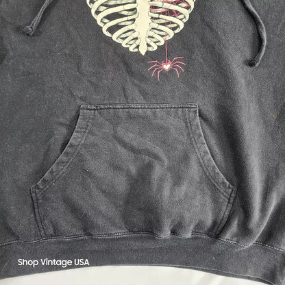 AJ Lee Rare Authentic Official Rib Cage Hoodie Limited WWE Divas Unisex XL Thrifted