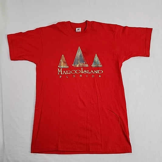 Mackinac Island Sailboat Race Shirt Single Stitch Large Fruit Of The Loom Vintage