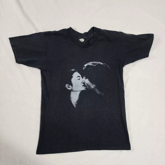 Vintage 1980 John Lennon Yoko Ono Double Fantasy Promo Shirt Medium Made In USA  Thrifted