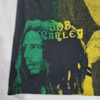 Vintage Bob Marley Rasta Reggae All Over Print Tank Top XL AOP Made In USA EUC Thrifted